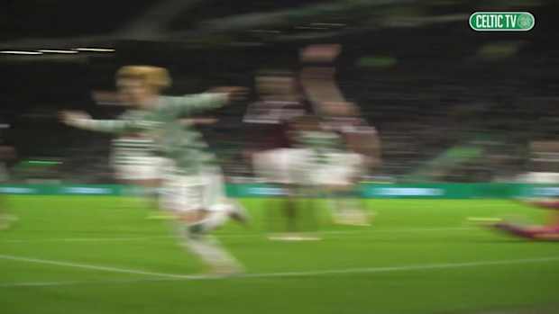Pitchside: Kyogo Furuhashi scores winner vs Hearts